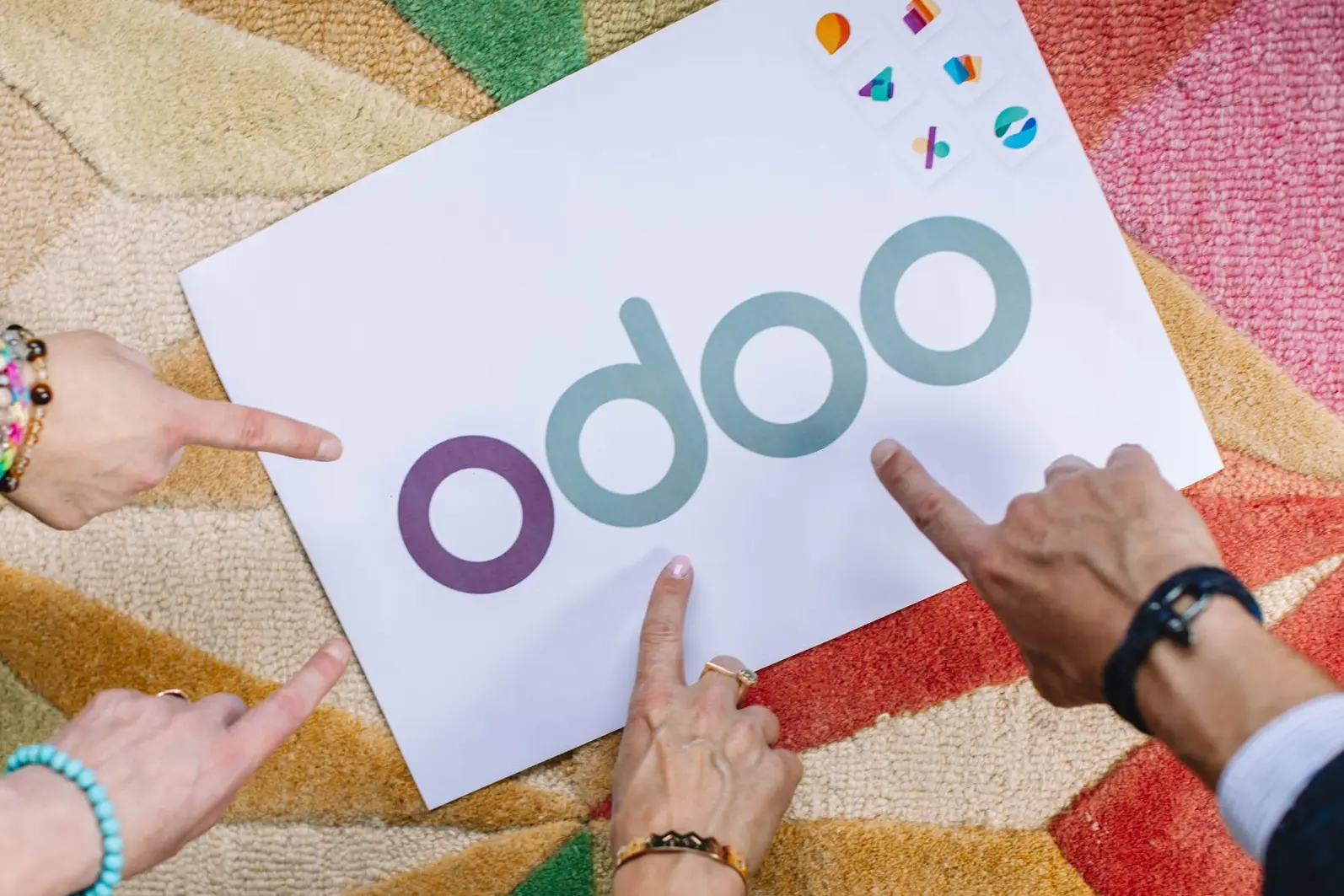 Logo officiel d’Odoo, solution ERP pour PME et TPE