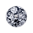 COOKUT - Poignée de l'incroyable cocotte - Fleur noire