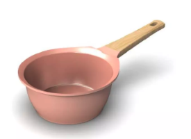 COOKUT - L'incroyable casserole anti-adhérente 16 CM Guimauve (rose)