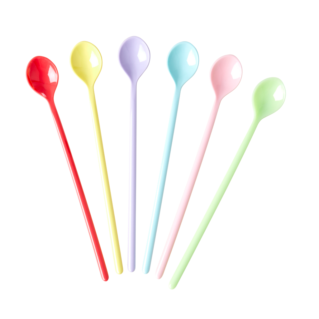 RICE - Cuillère à latte - Pack 6 (Jaune)