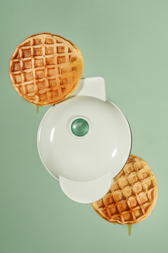 Mini-Gaufrier de voyage - Vert