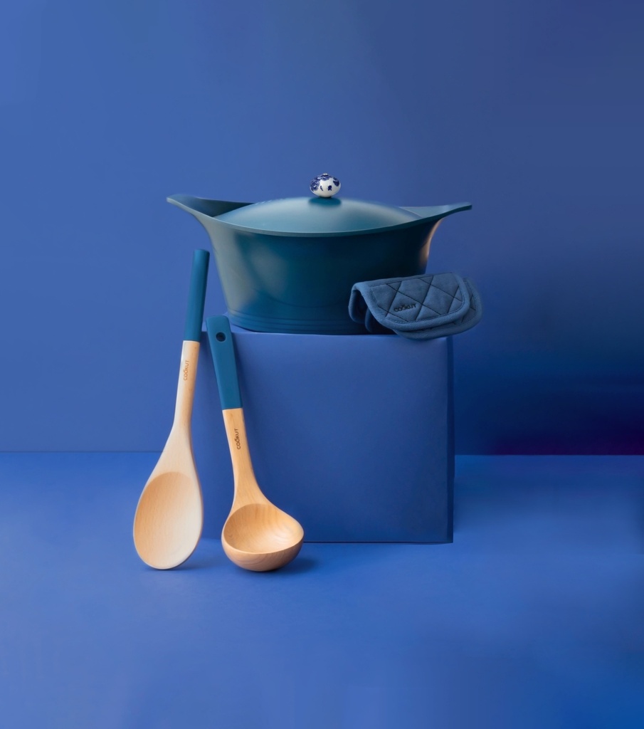 COOKUT - Cocotte 28 CM MYRTILLE (Bleue)